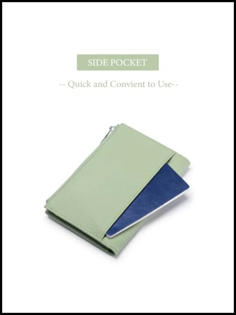 N/A slim leather